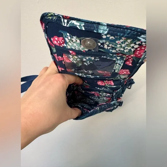 VERA BRADLEY RFID Mini Hipster in Recycled Cotton NWT - Picture 5 of 9